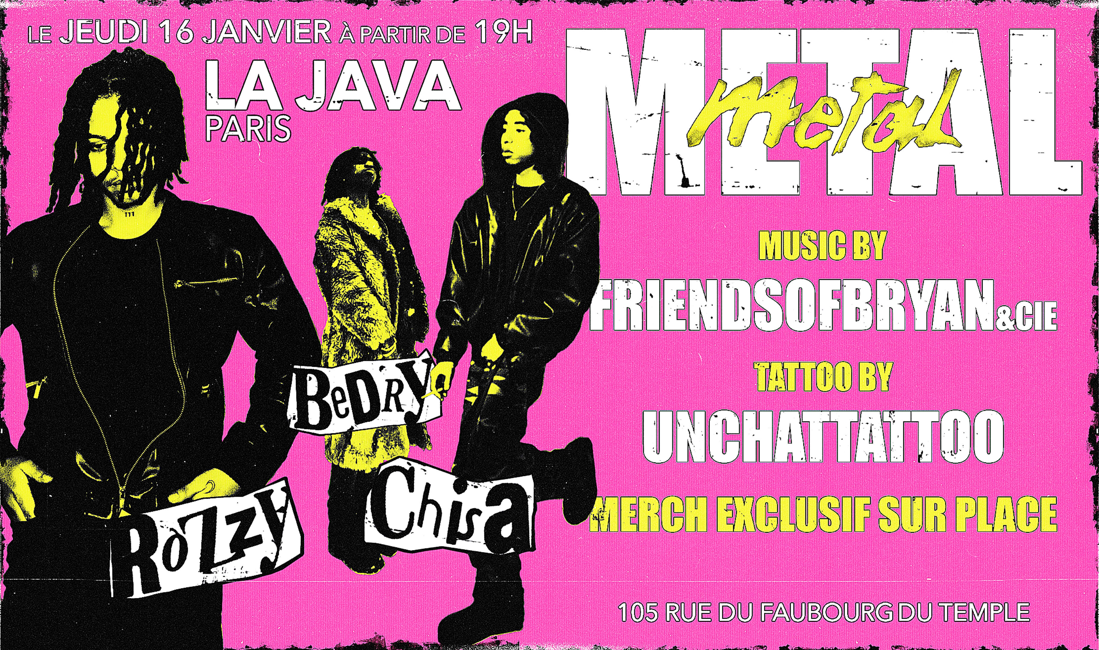 Metal Party : Rozzy, Chisa, Bedry Cover