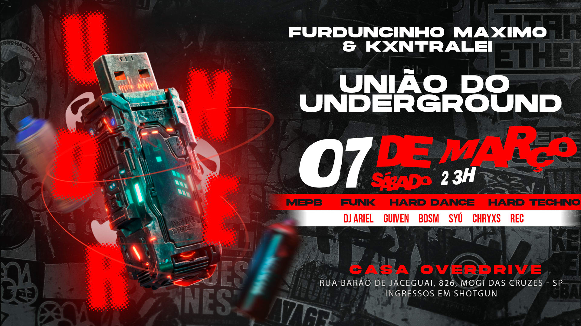 Furduncinho Máximo + Kxntralei: União Do Underground. Cover