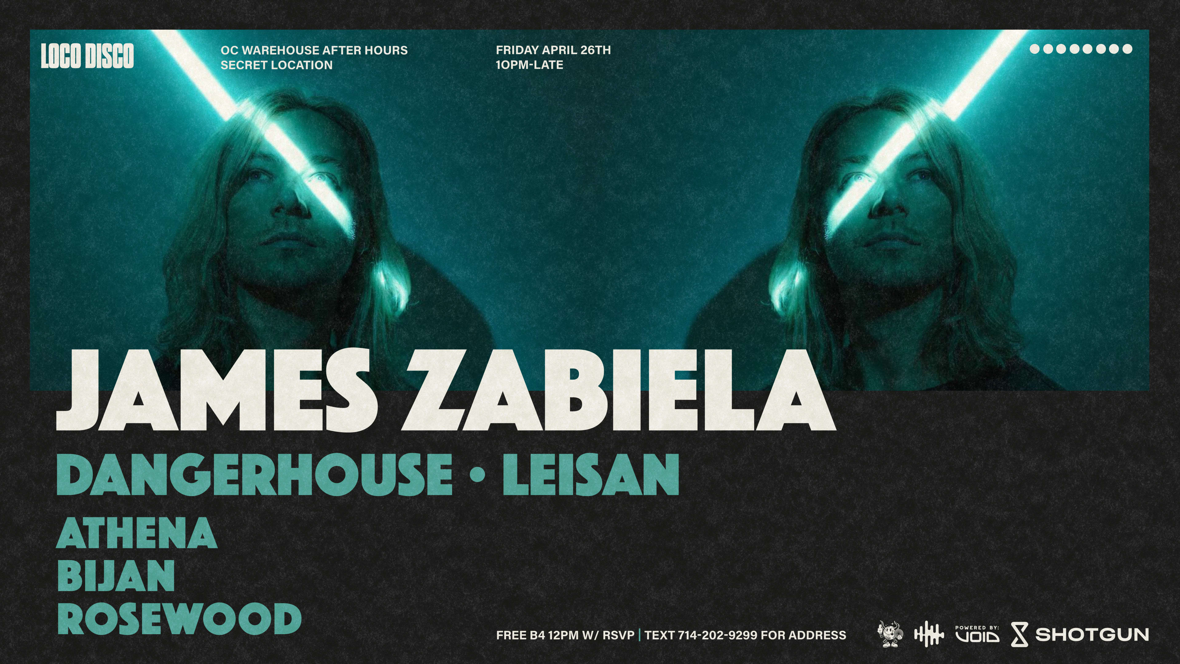 James Zabiela Warehouse Afters Cover