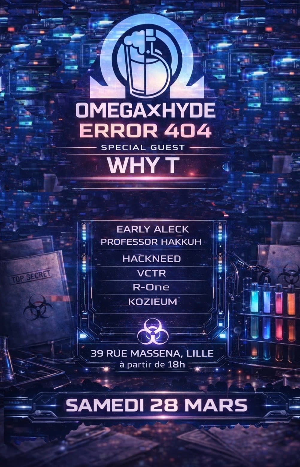 Error 404 Why T X Kozieum Early Hardcore| Omega X Hyde Cover