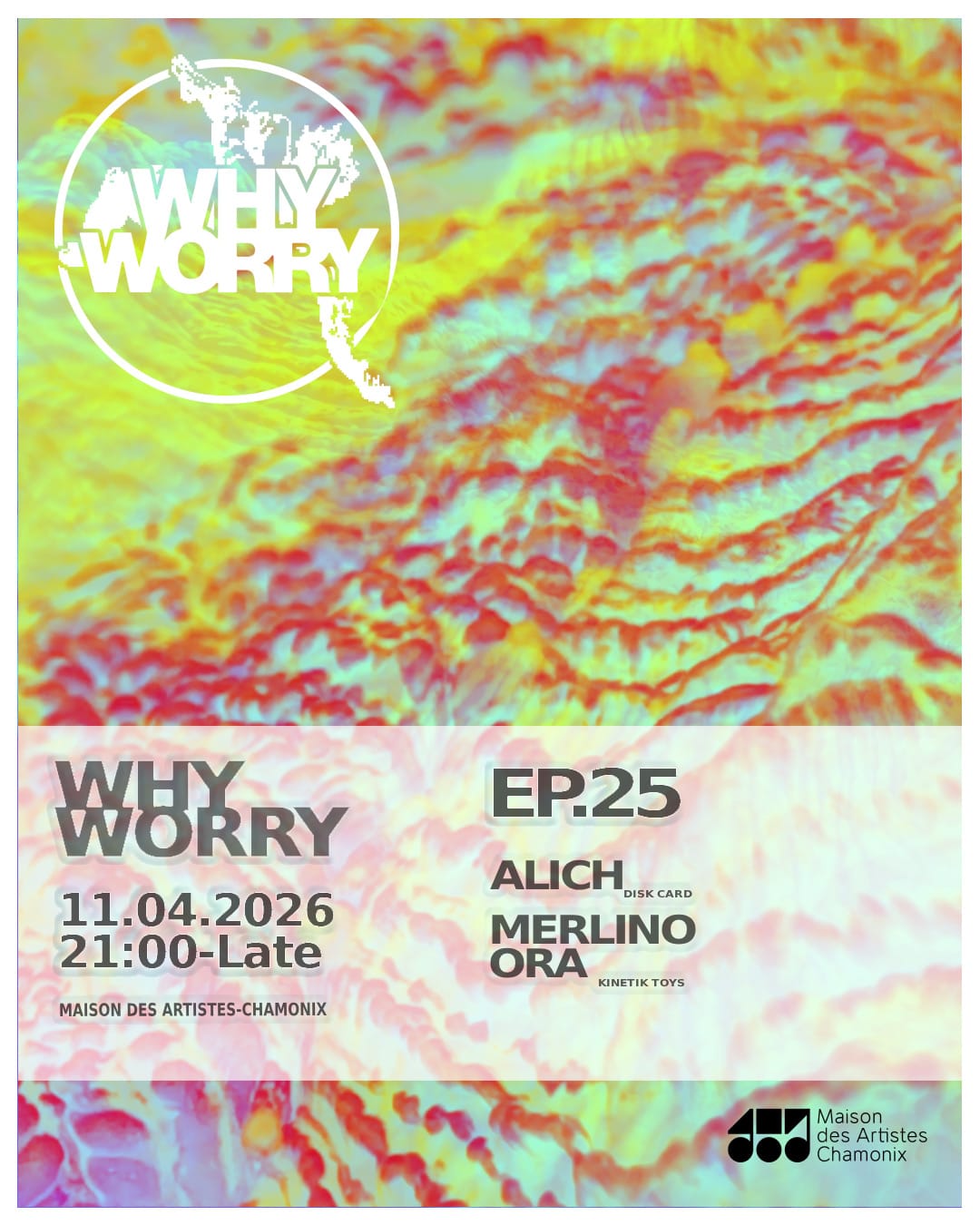 Why Worry Invites Kinetic Toys + Alich Cover