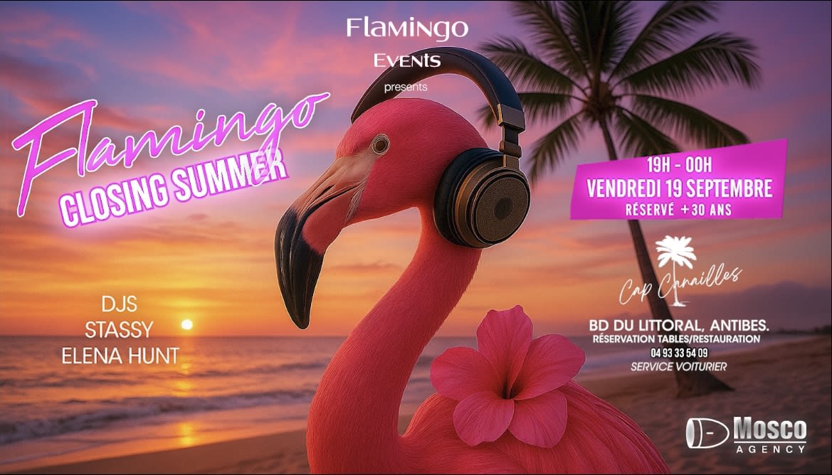 Flamingo Closing Summer Cover