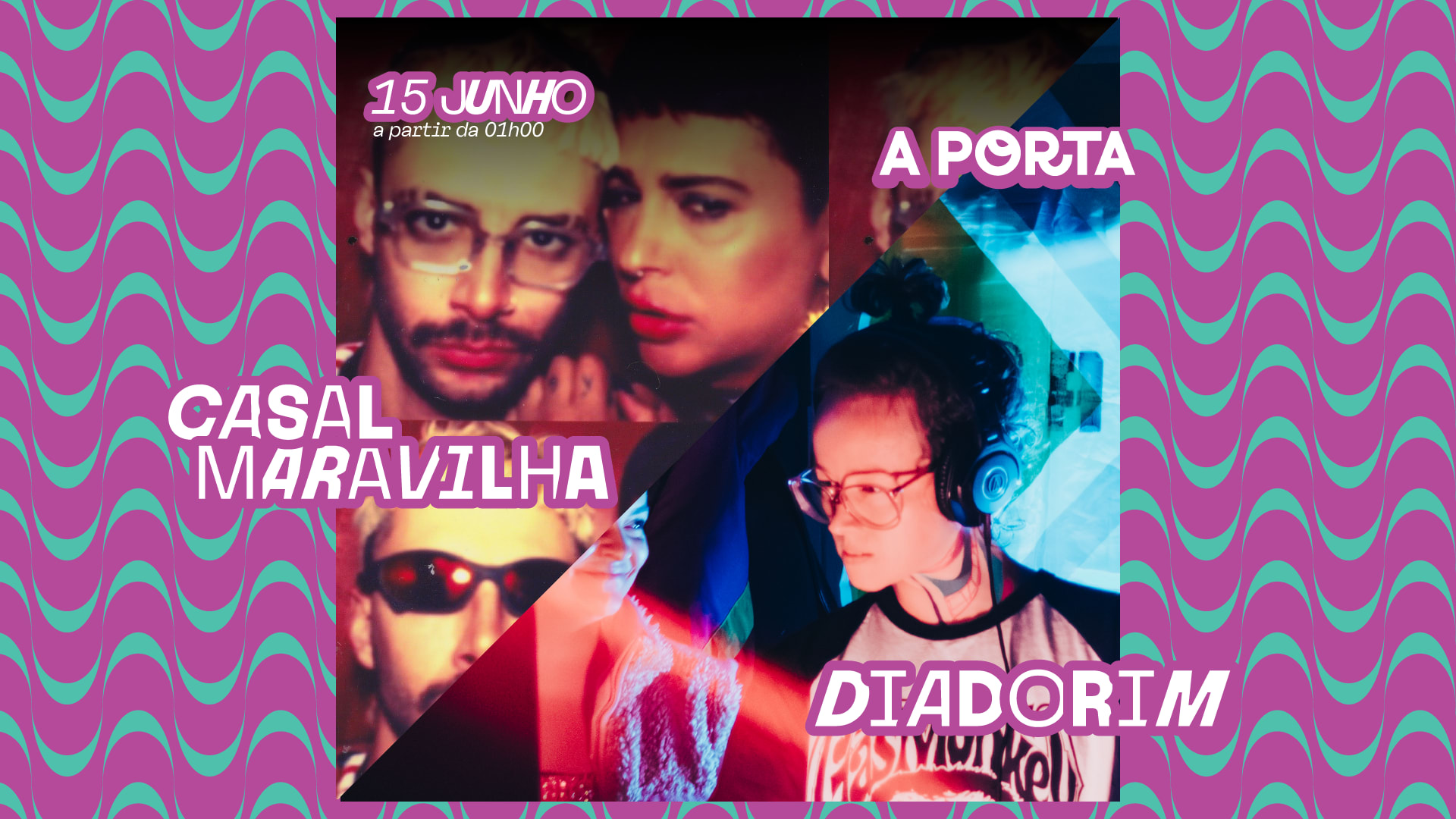 Festival A Porta - Diadorim + Casal Maravilha Na Stereogun Cover
