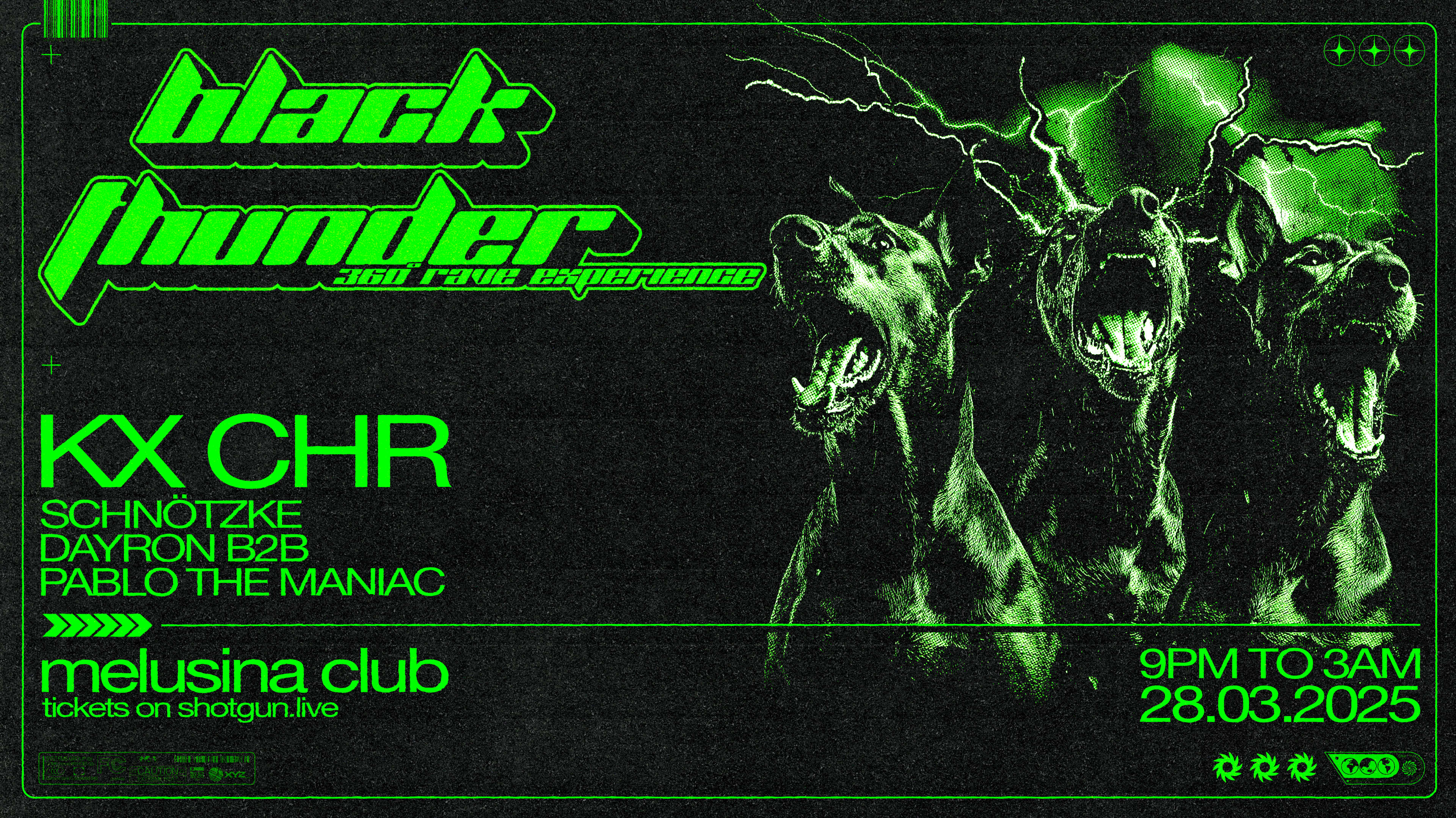 Black Thunder W/ Kx Chr, Dayron B2b Pablo The Maniac & More Cover