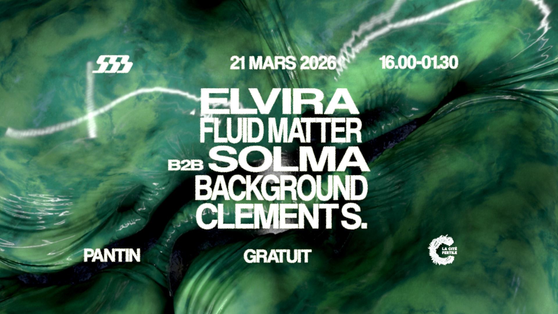 Sss X La Cité Fertile : Elvira, Solma, Sss Djs Cover