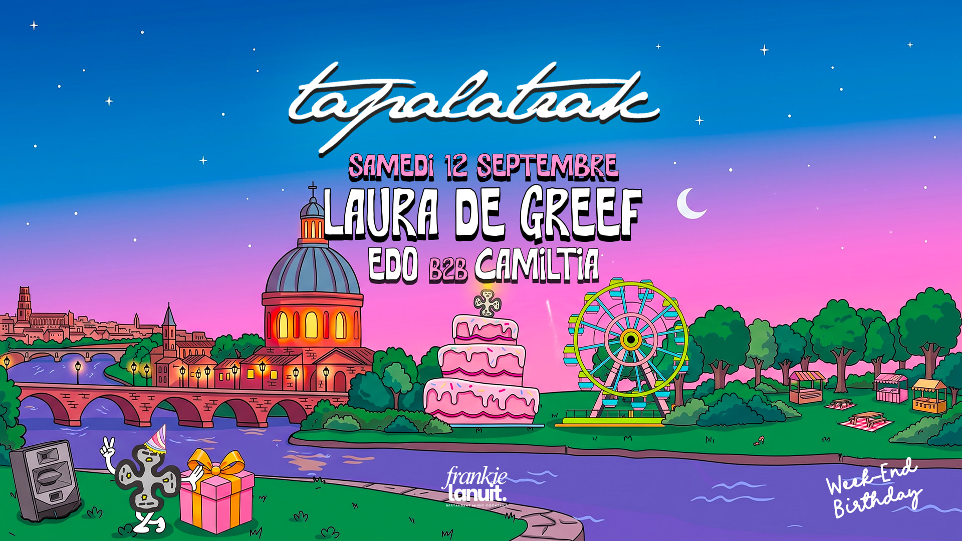 Tapalatrak Invite Laura De Greef - Frankie La Nuit, Toulouse Cover