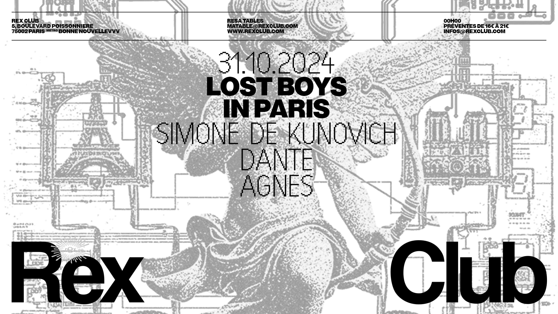 Lost Boys In Paris: Simone De Kunovich, Dante, Agnes Cover