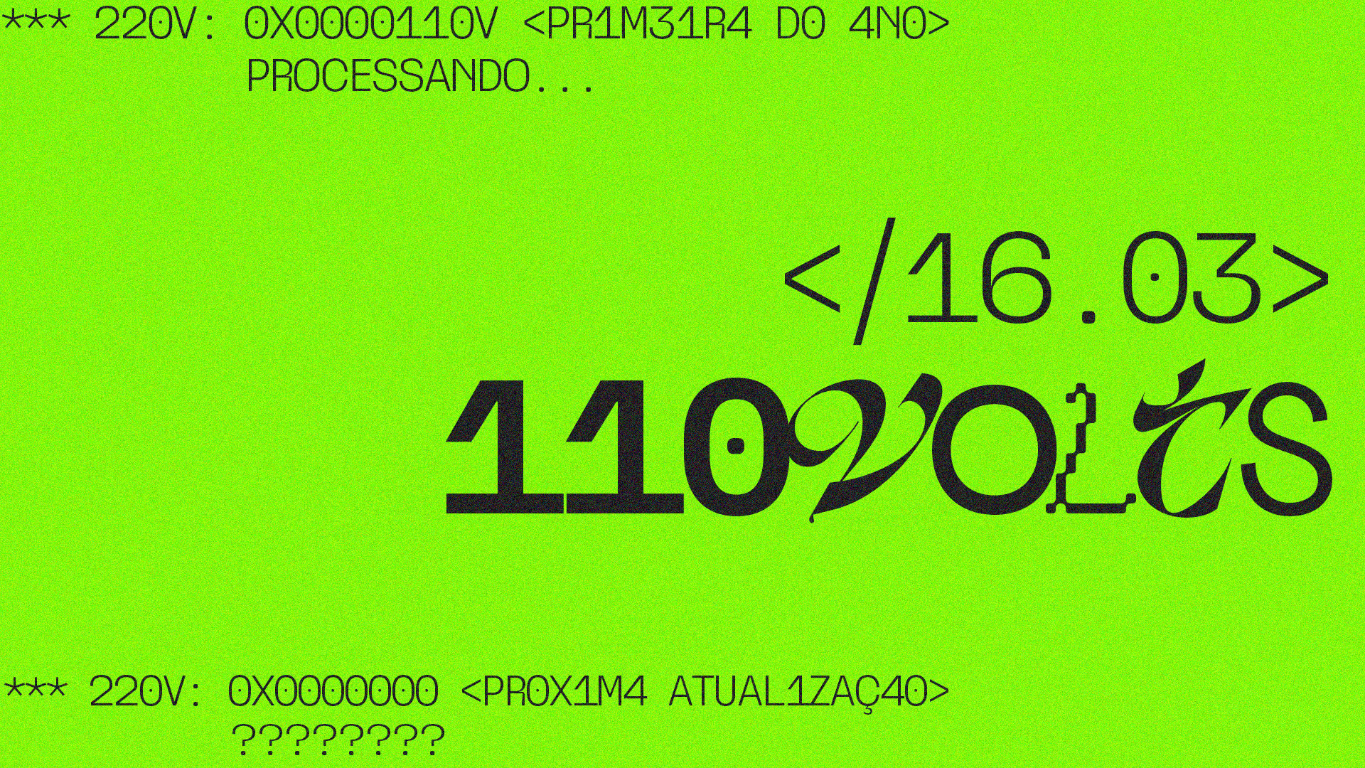 110volts #3 Cover