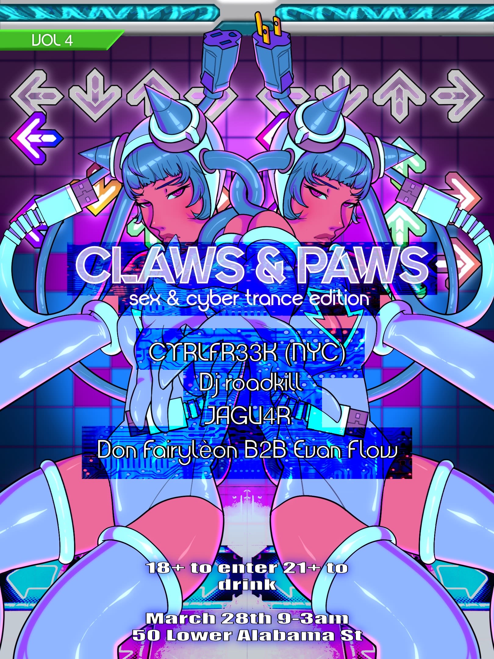 Claws And Paws Cybertrance Edition Cover