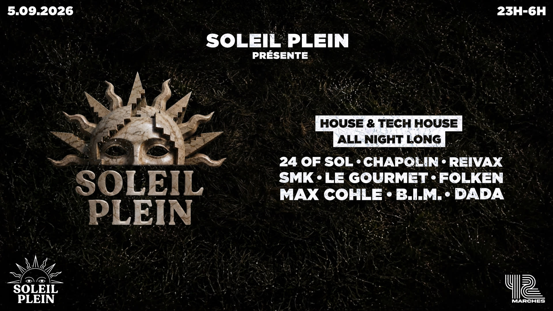 Soleil Plein : Pre-Opening Club @ 42 Marches Cover