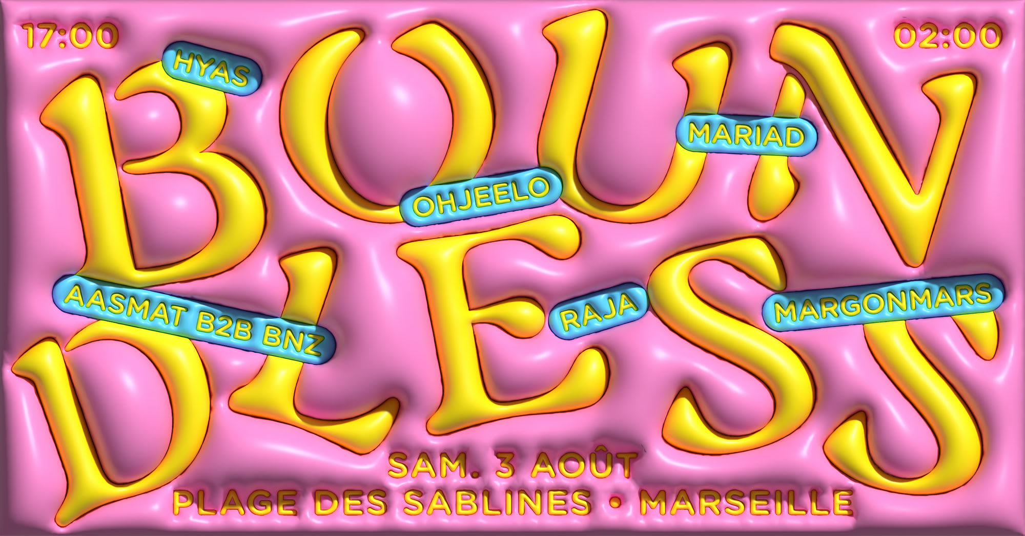 Boundless X La Plage Des Sablines - Hyas/Ohjeelo/Mariad/.. Cover