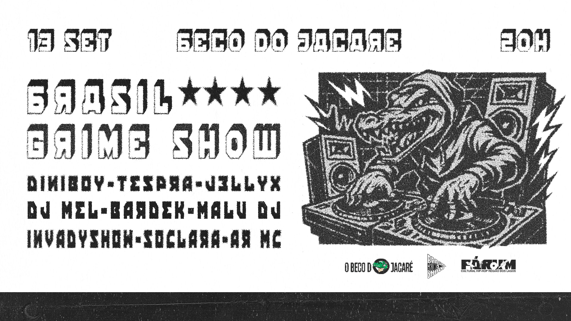 Brasil Grime Show No Beco Do Jacaré Cover