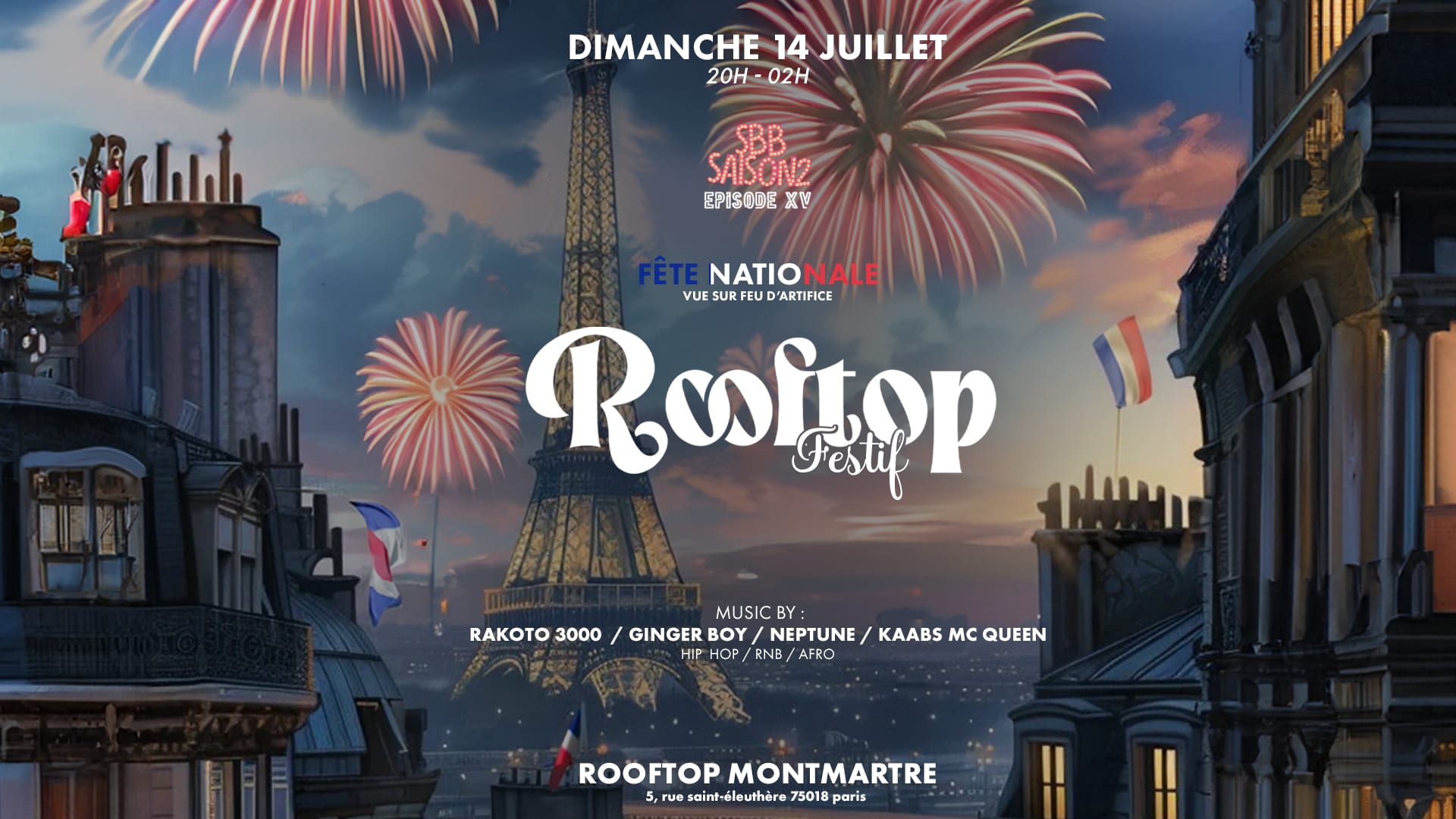 Fête Nationale ( Rooftop Vue Sur Feu D’Artifice ) Cover