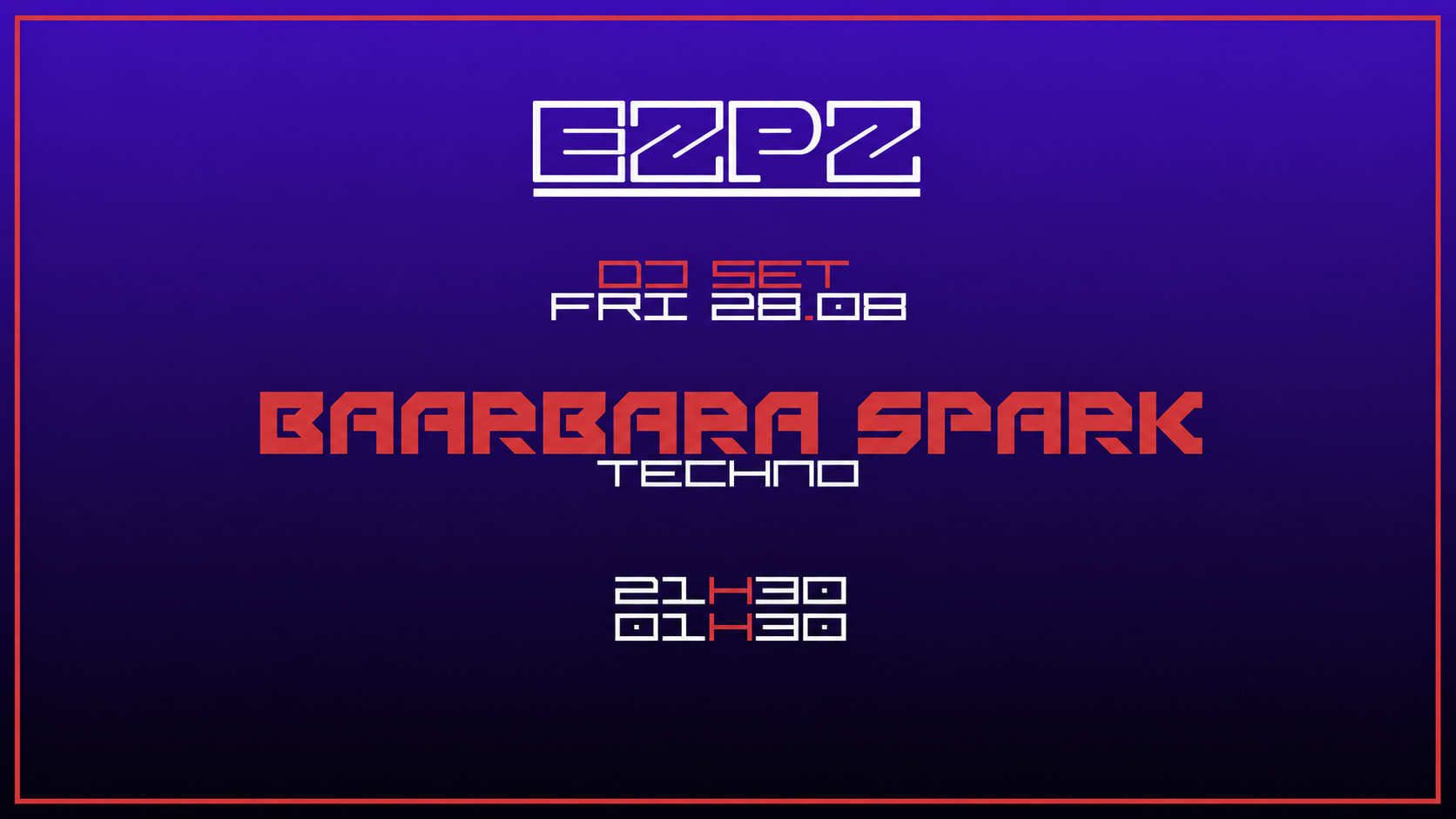 Baarbara Spark @ Ezpz Cover