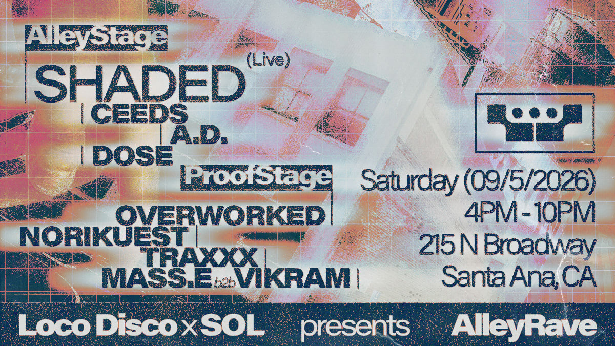 Loco Disco & Sol Presents Shaded (Live) [Alley Rave] Cover