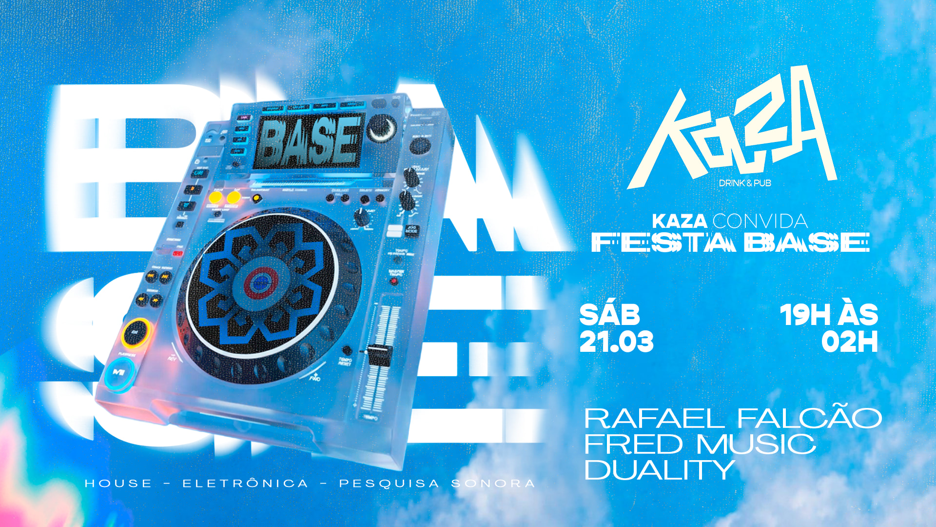Kaza Convida Festa Base Cover