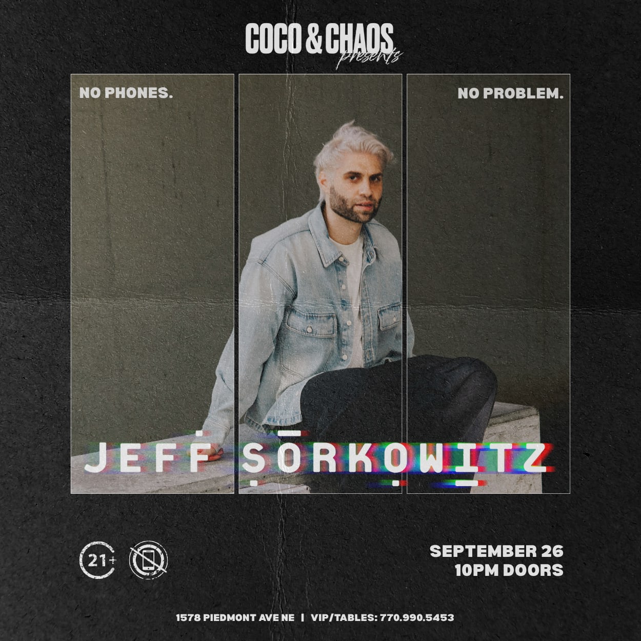 Coco & Chaos Presents: Jeff Sorkowitz Cover