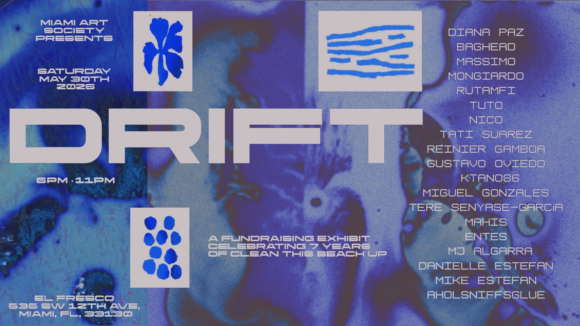 Drift Fundraising Exhibit For Clean This Beach Up Cover