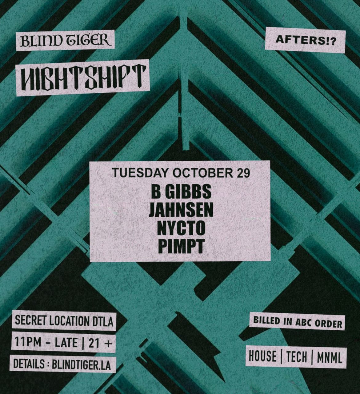 Nightshift Afterhours Cover