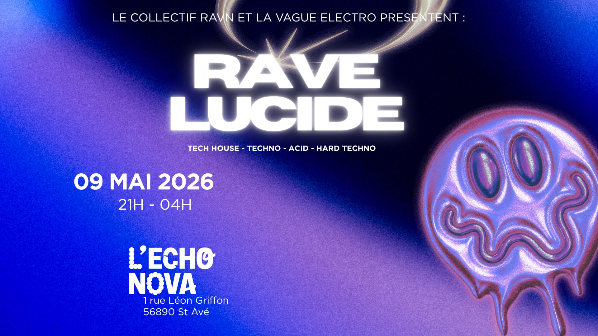 Rave Lucide By La Vague Electro & Ravn Cover