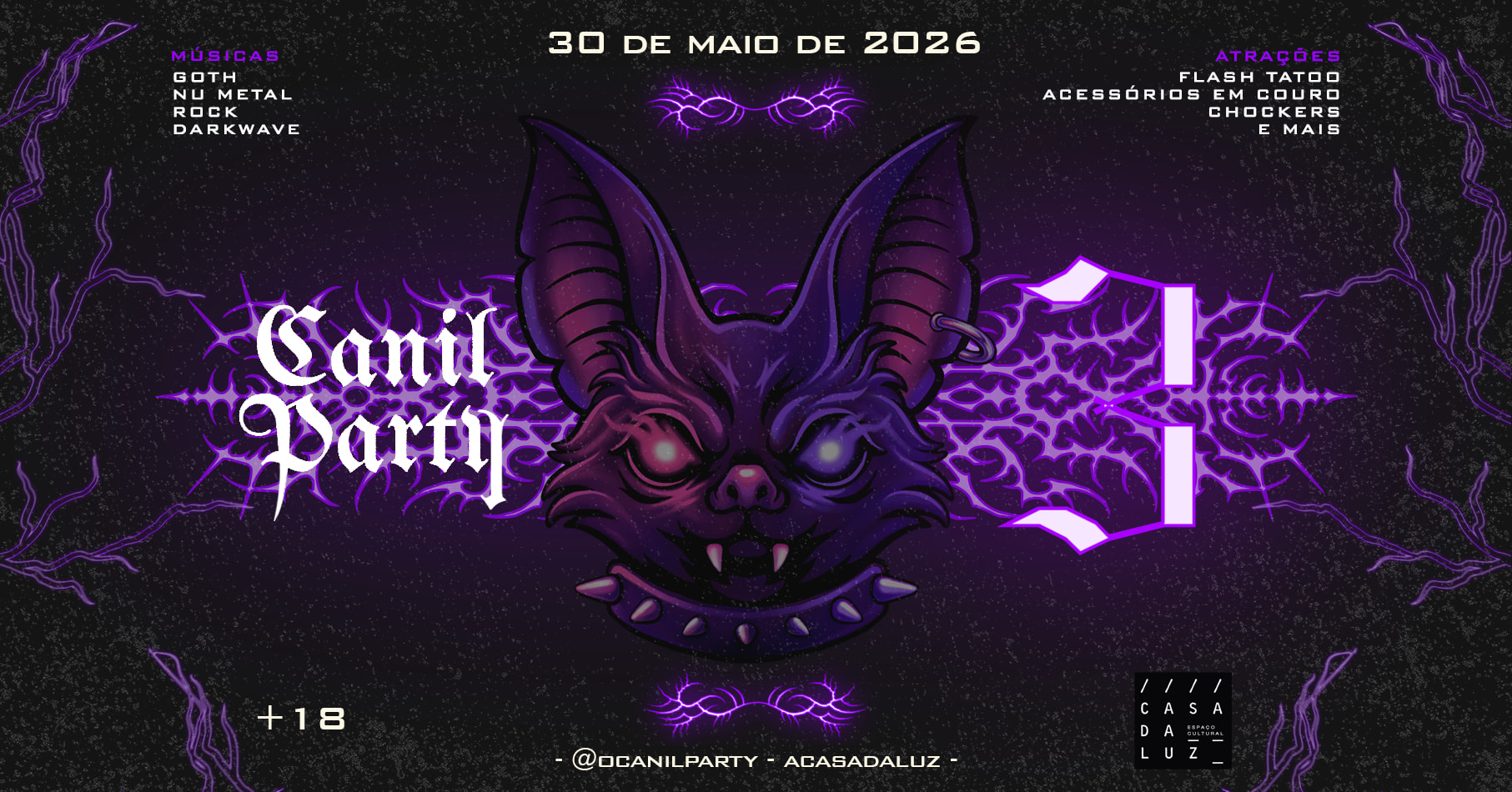 O Canil Party Vl 3 — Violet Chaos Cover