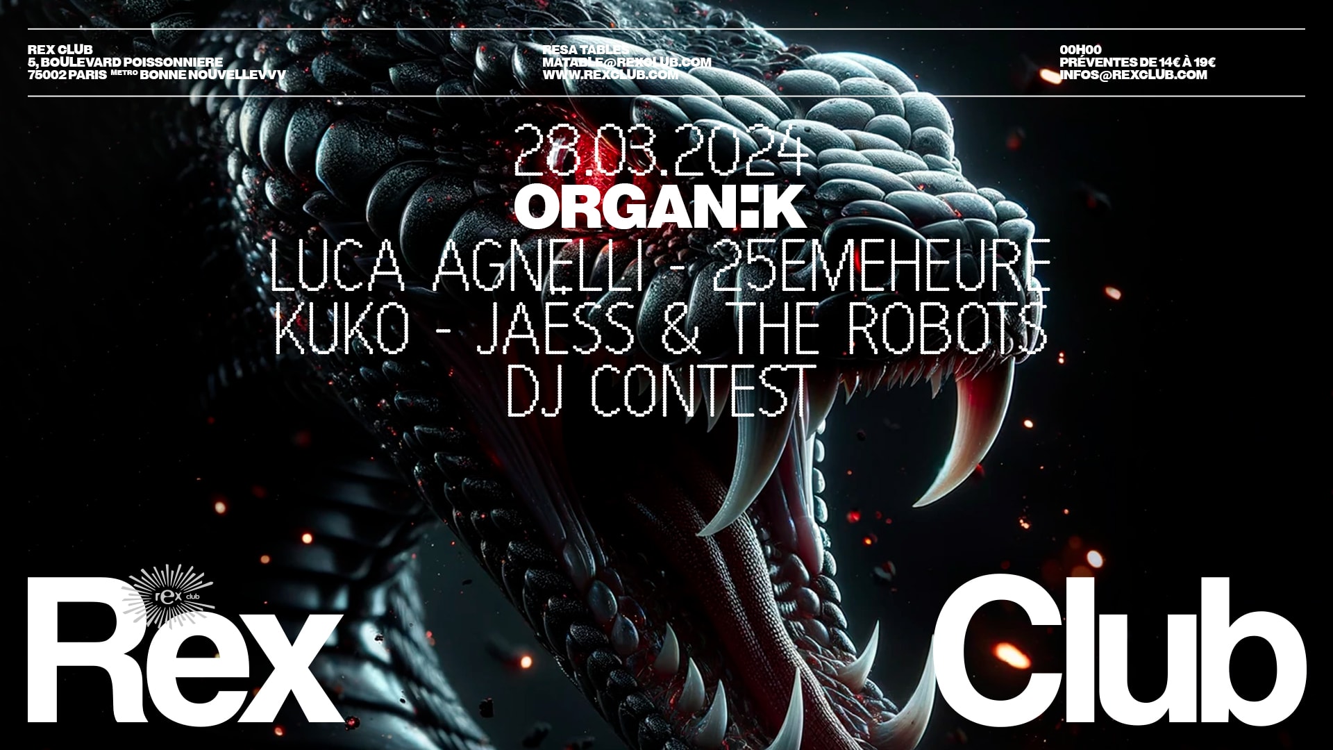 Organïk: Luca Agnelli, Kuko, Jaëss & The Robots, 25emeheure Cover