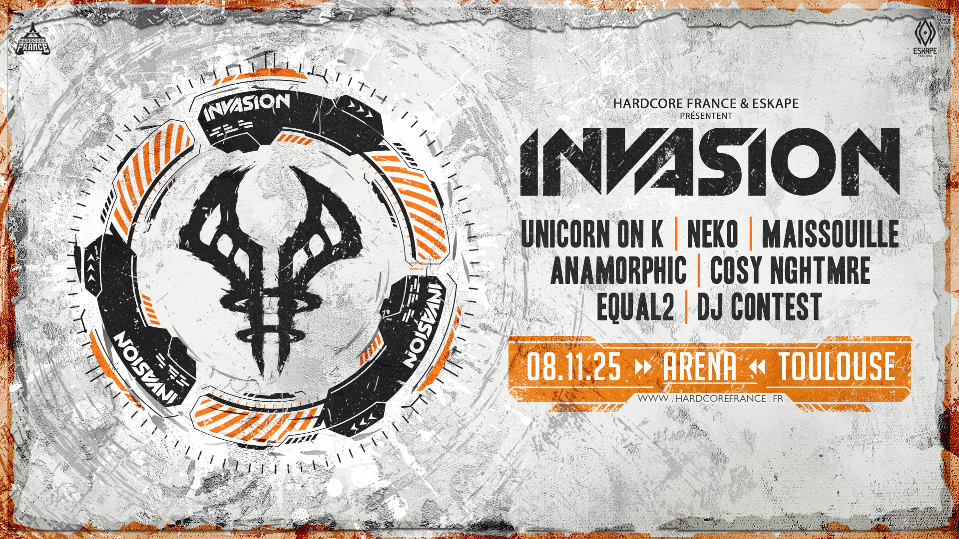 Invasion - L'arena - Toulouse Cover