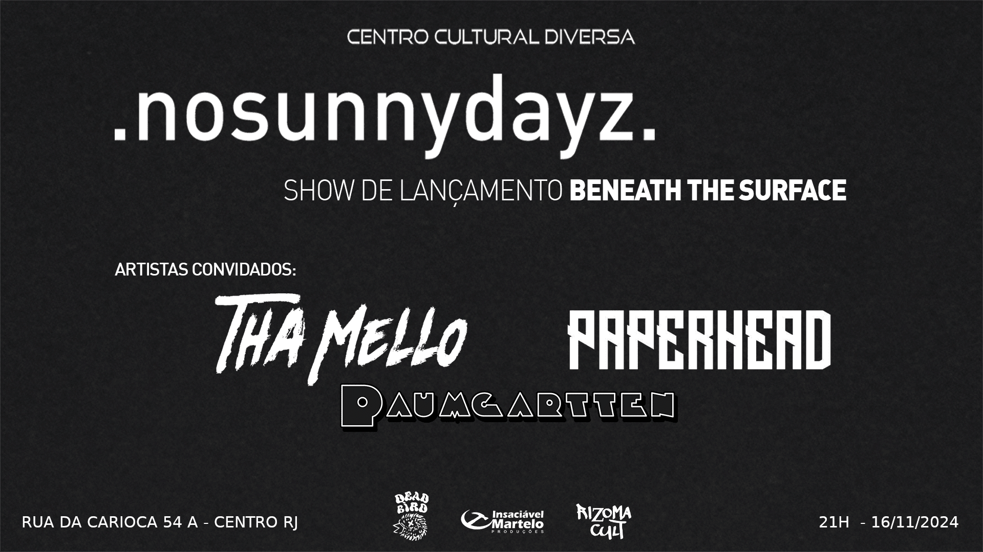 Nosunnydayz Apresenta: Beneath The Surface Cover