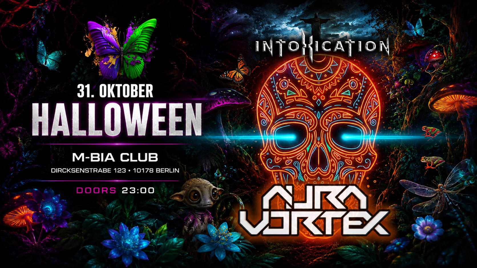 Intoxication Halloween Pres. Aura Vortex Cover