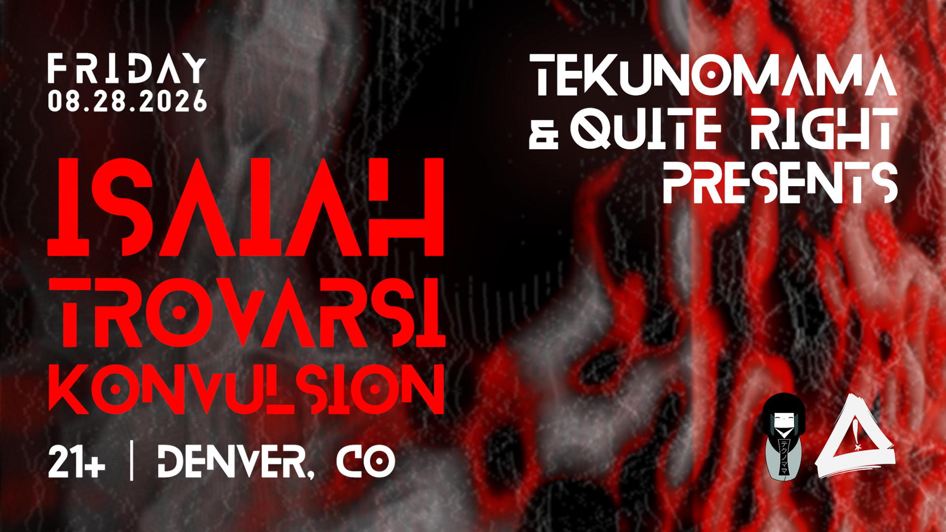 Tekunomama & Quite Right Presents: Isaiah + Trovarsi Cover