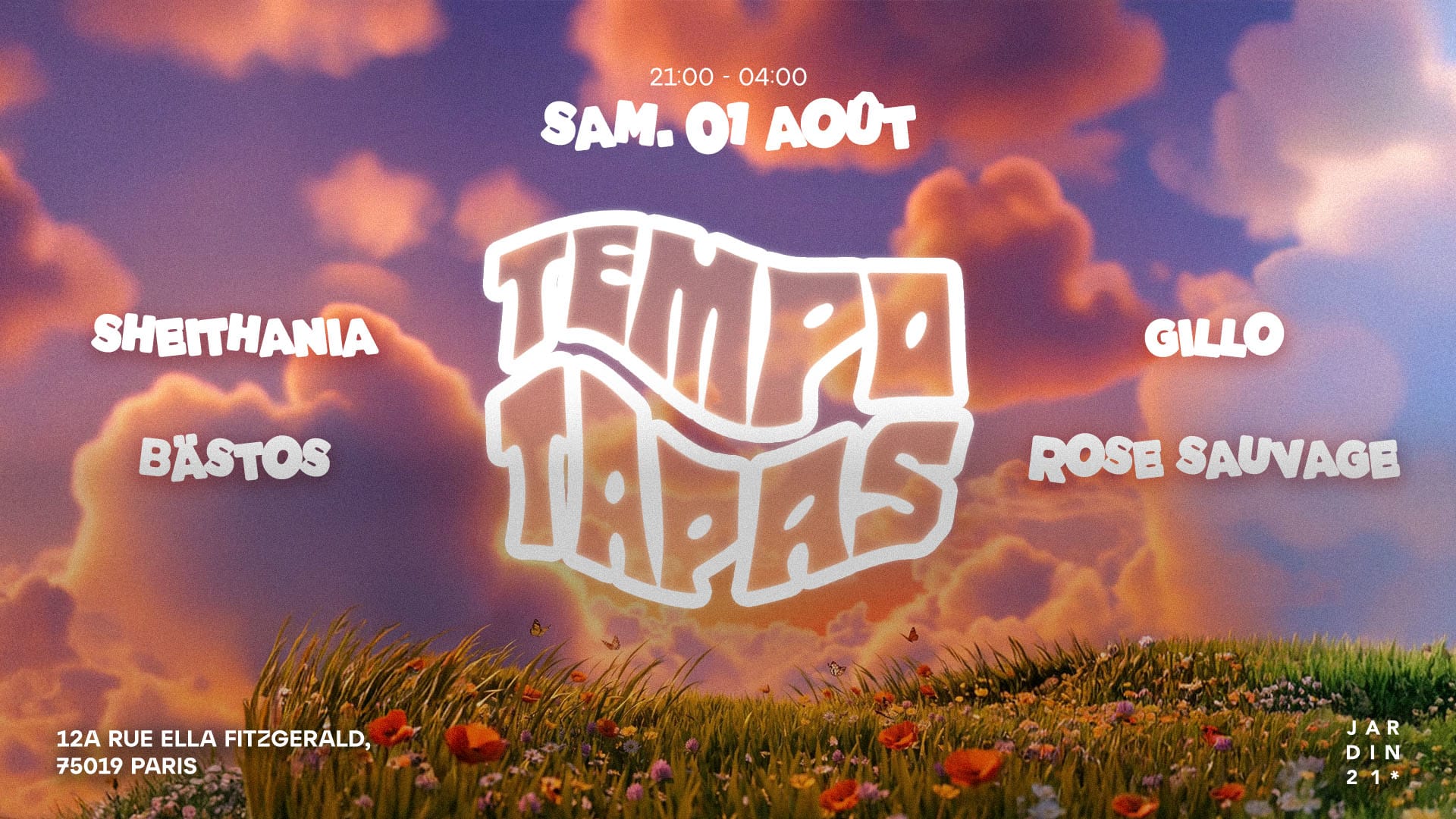 Tempo Tapas : Planche MIX  X Jardin21 - Dj Sets Cover