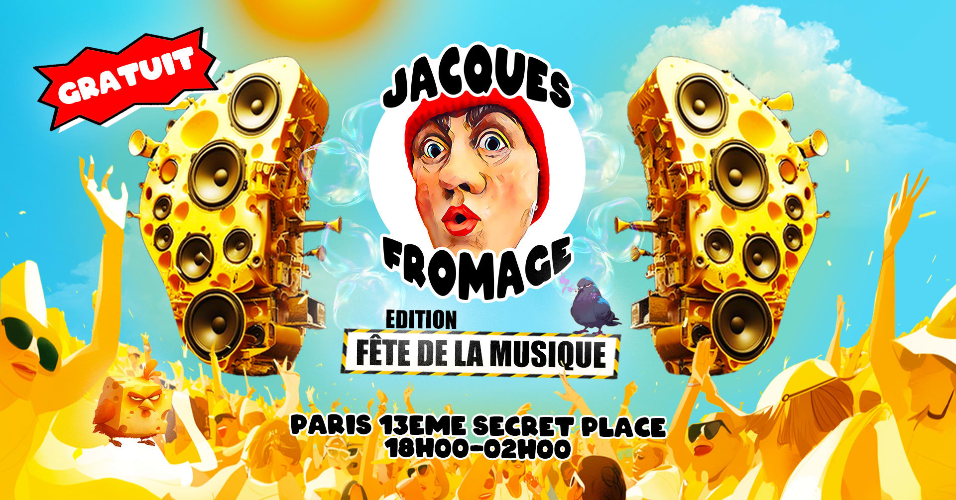 Jacques Fromage Fête De La Musique 2024 Cover