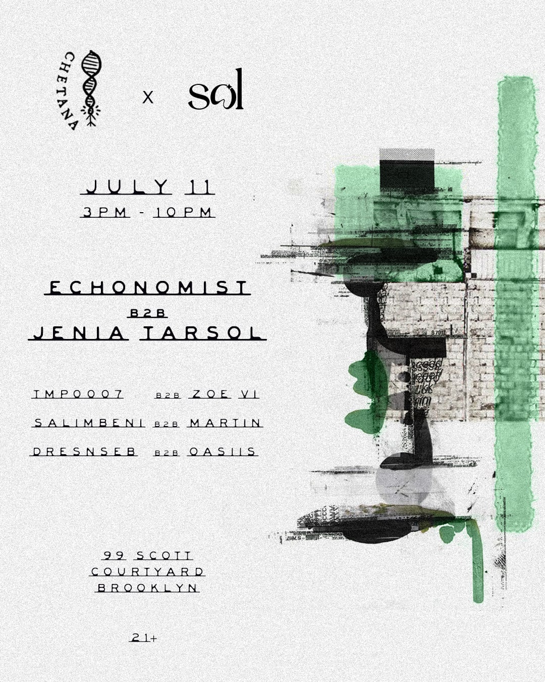 Chetana X Sol: July 11th Open Air Cover
