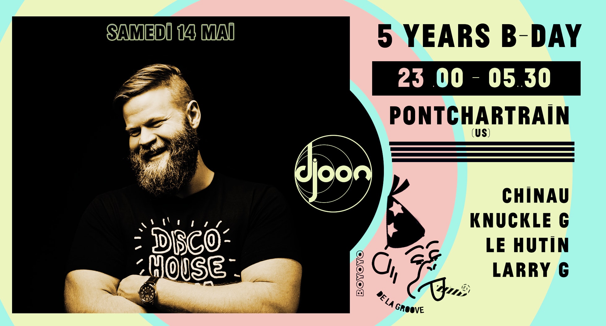 De La Groove Invites Pontchartrain @ Djoon Cover