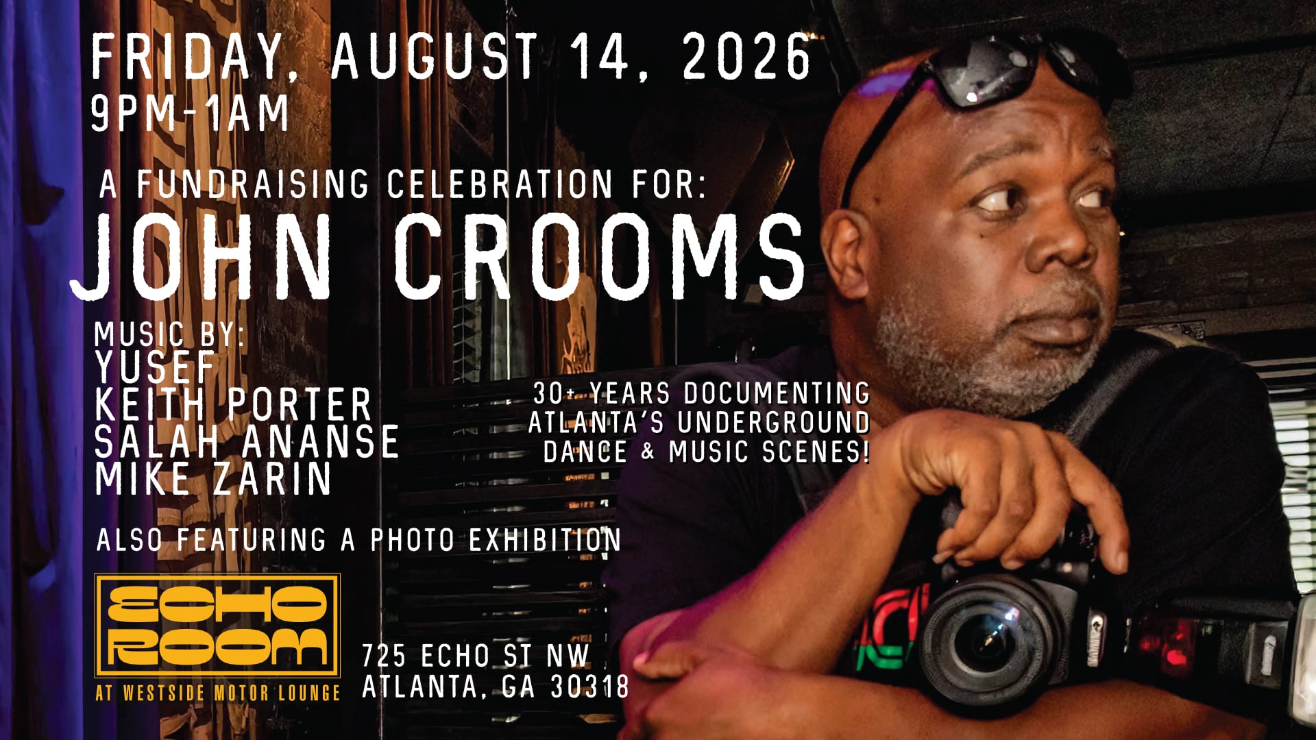 A Fundraiser And Celebration For Photographer John Crooms Cover
