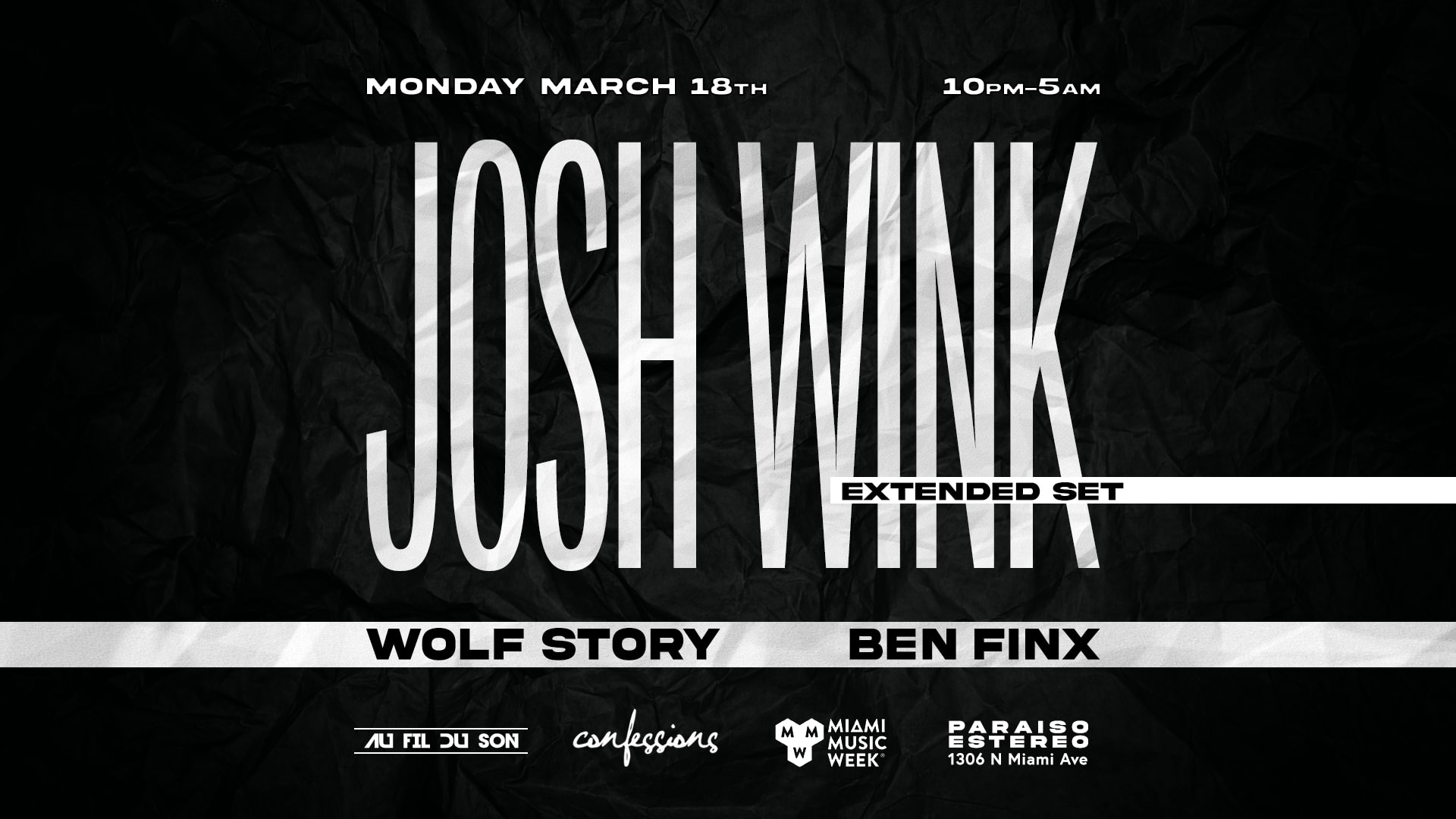 Josh Wink (Extended Set) - Miami Music Week Cover