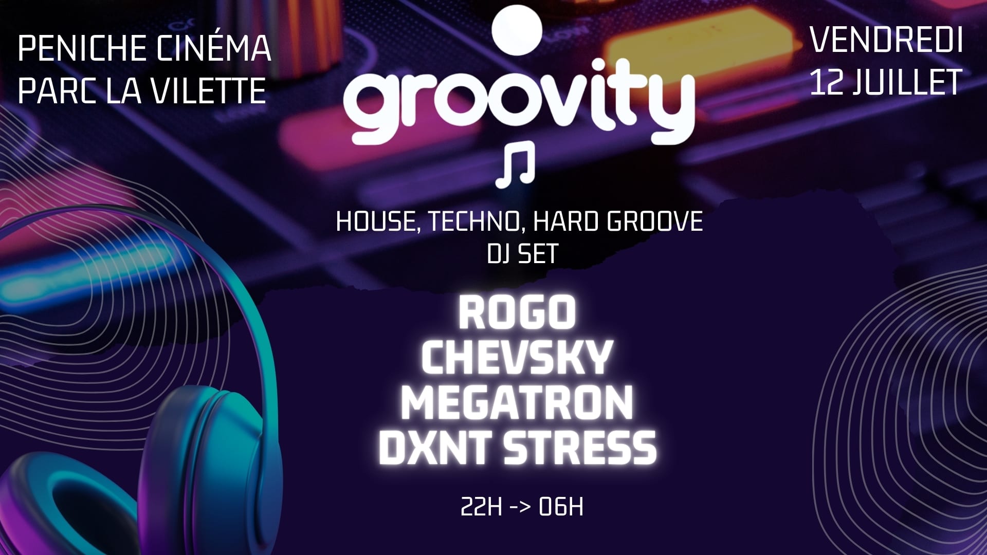 Sunset Groovity Fest @ La Péniche Cinéma Cover