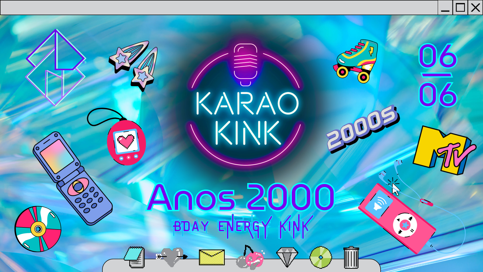 06/06 - Karaokink: Anos 2000 - Bday Energy Kink Cover