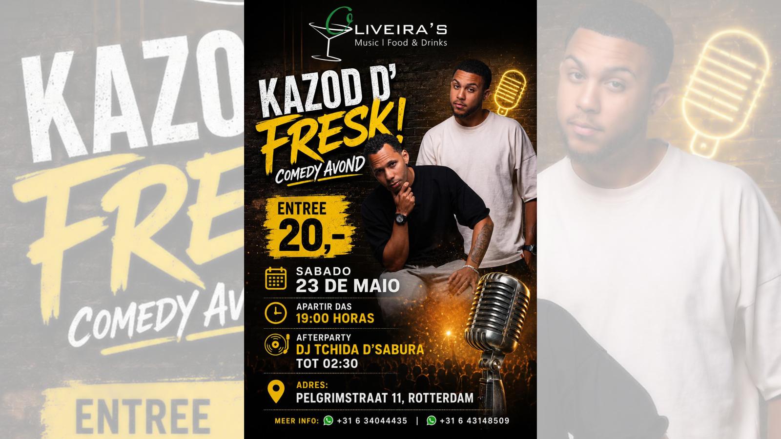 Kazod D'fresk - Comedy Avond Cover