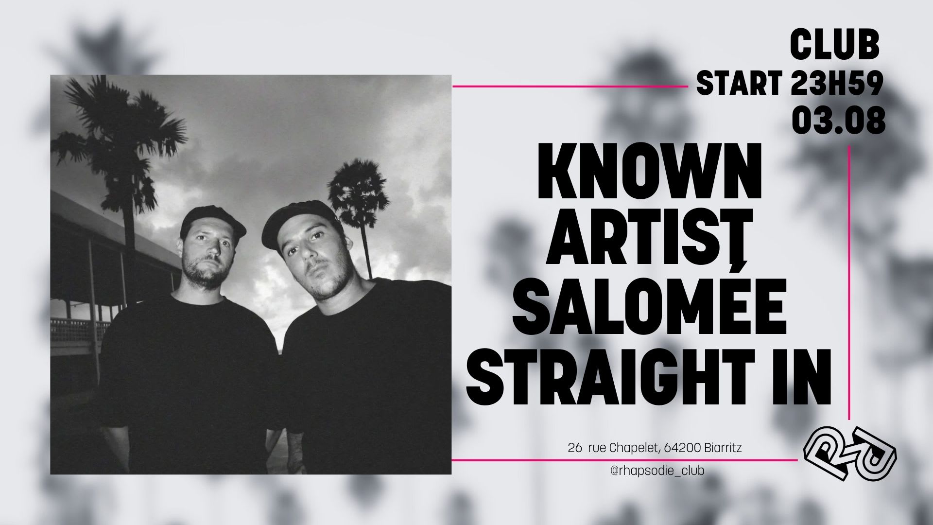 Known Artist • Salomée • Straight In Cover