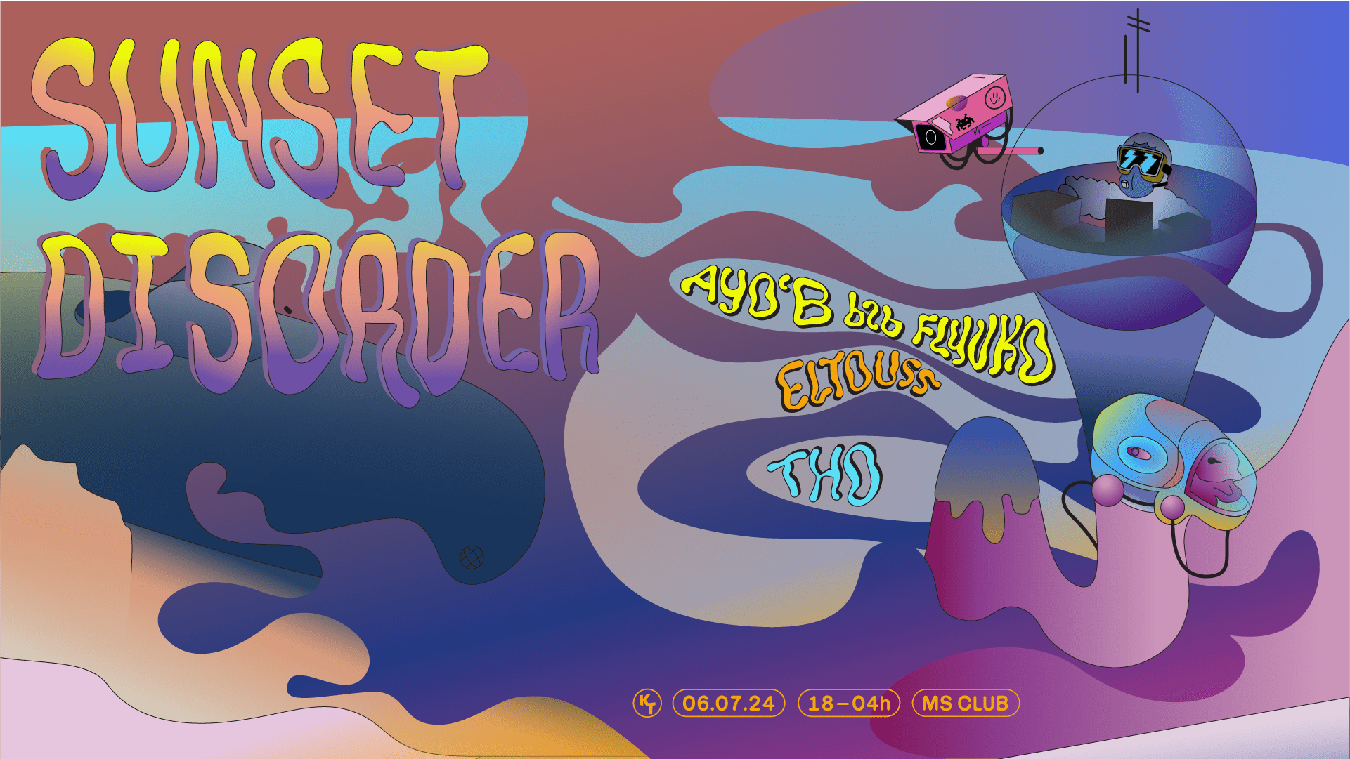 Kinetik Toys Present Sunset Disorder Chapitre 1 Cover