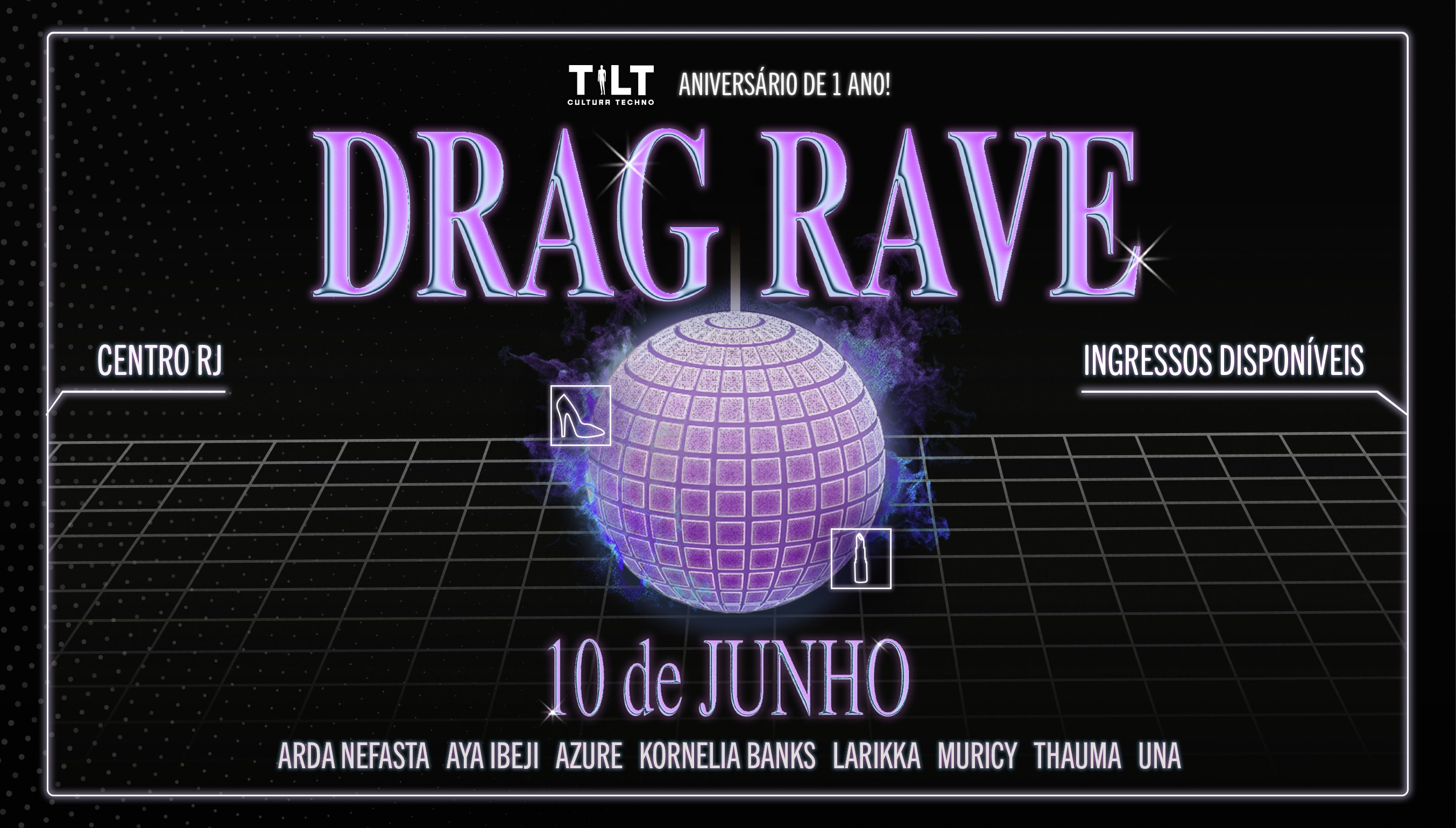 Tilt Drag Rave - 1 Ano De Tilt Cover