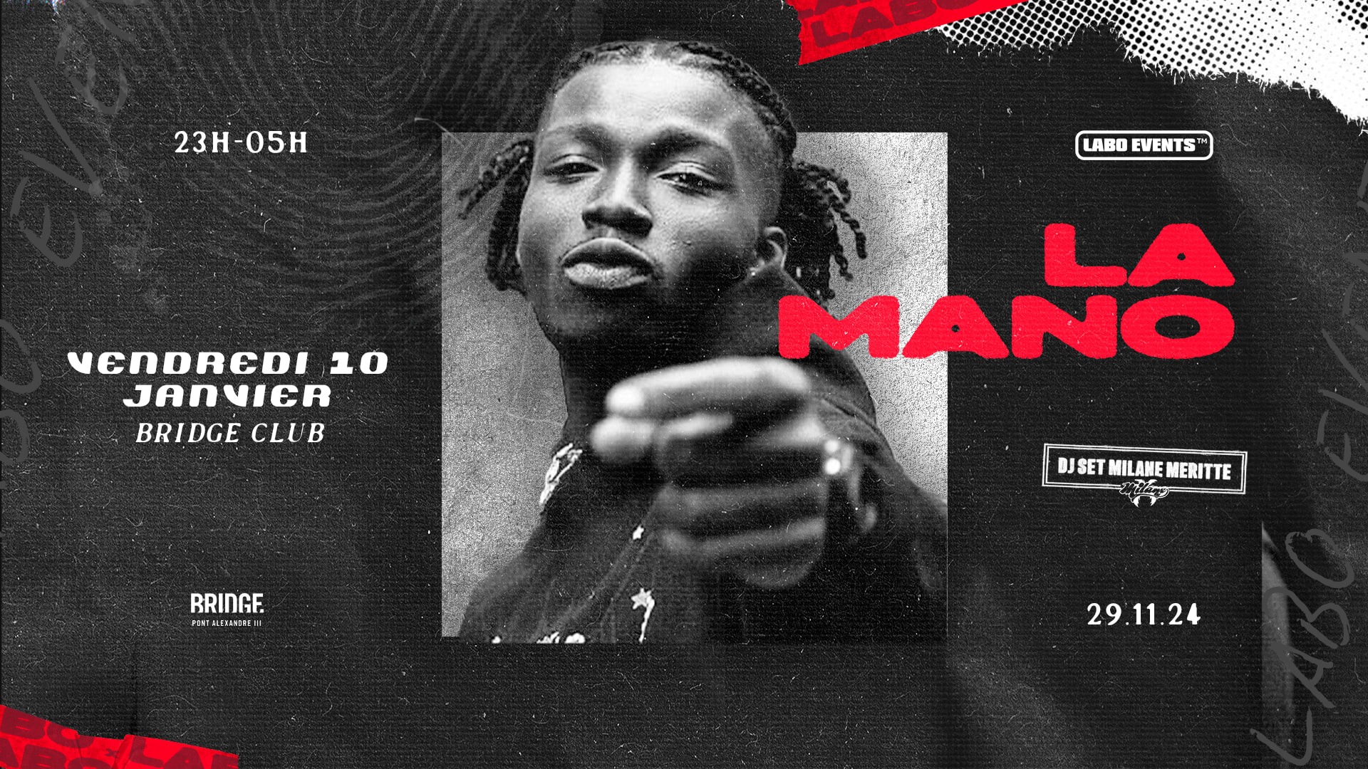 Showcase La Mano - Bridge - Vendredi 10 Janvier Cover