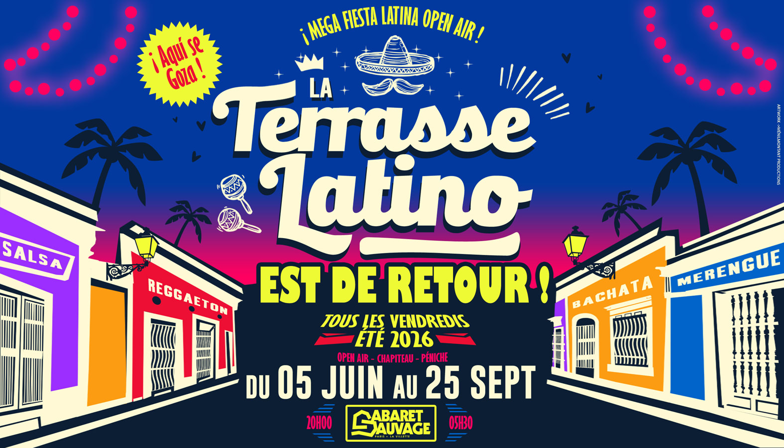 La Terrasse Latino Du Cabaret Sauvage · 11.09.2026 Cover