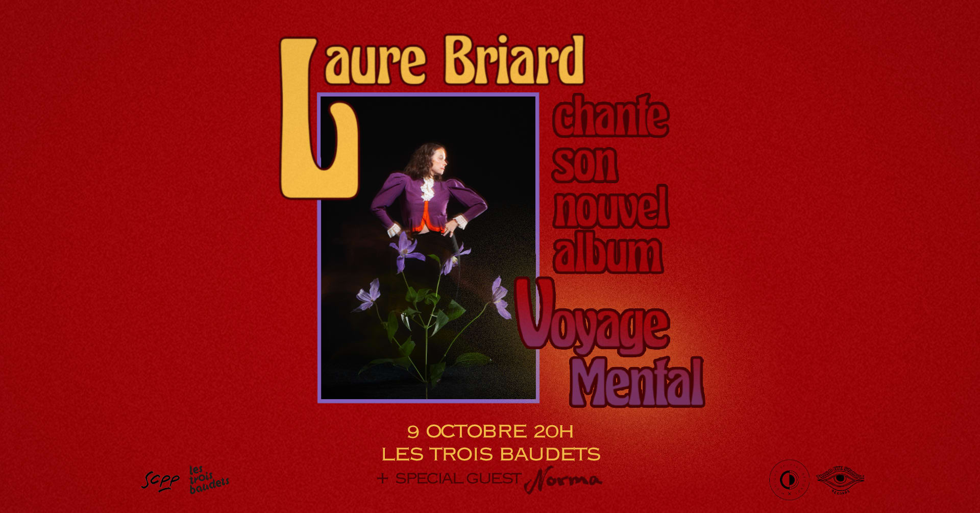 Laure Briard // Voyage Mental // Release Party Cover
