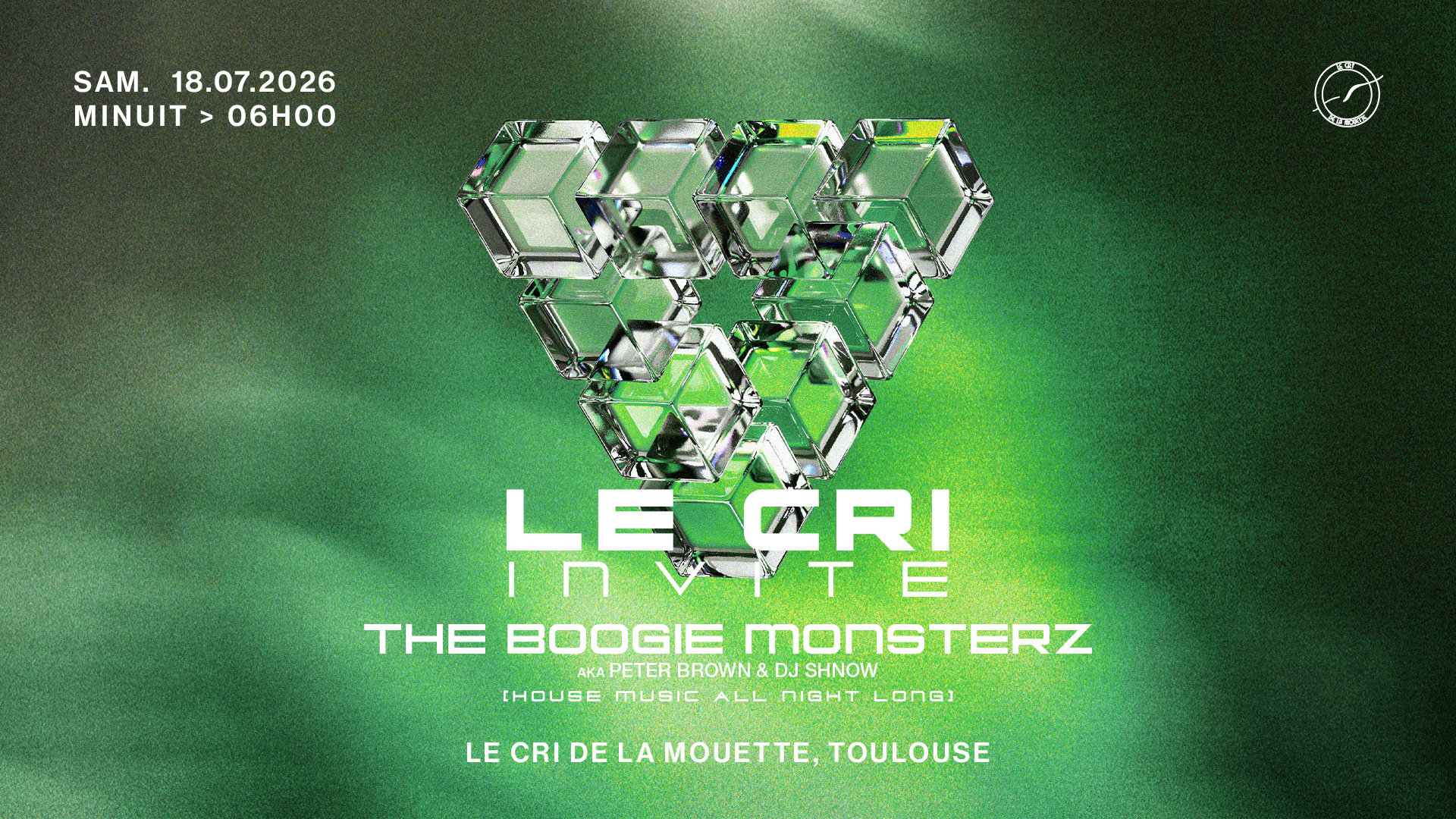 Le Cri Inv. The Boogie Monsterz (Peter Brown & Dj Shnow) Cover