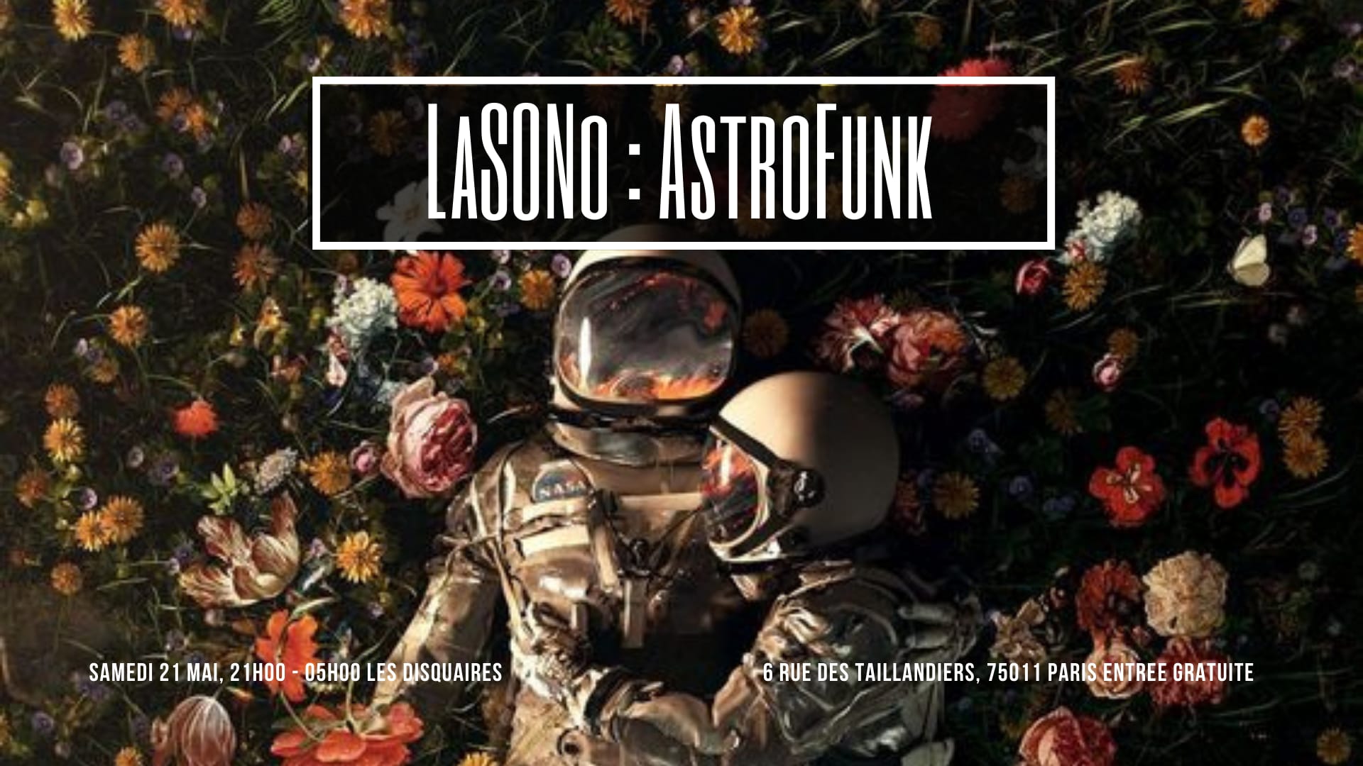 Lasono X Les Disquaires : Astrofunk Cover