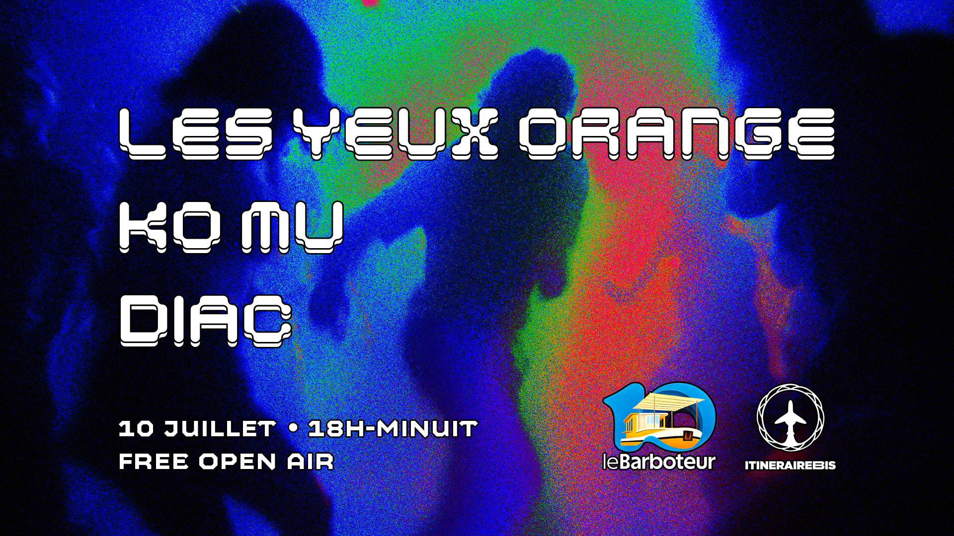 Les Yeux Orange, Ko Mu & Diac Free Open Air Cover