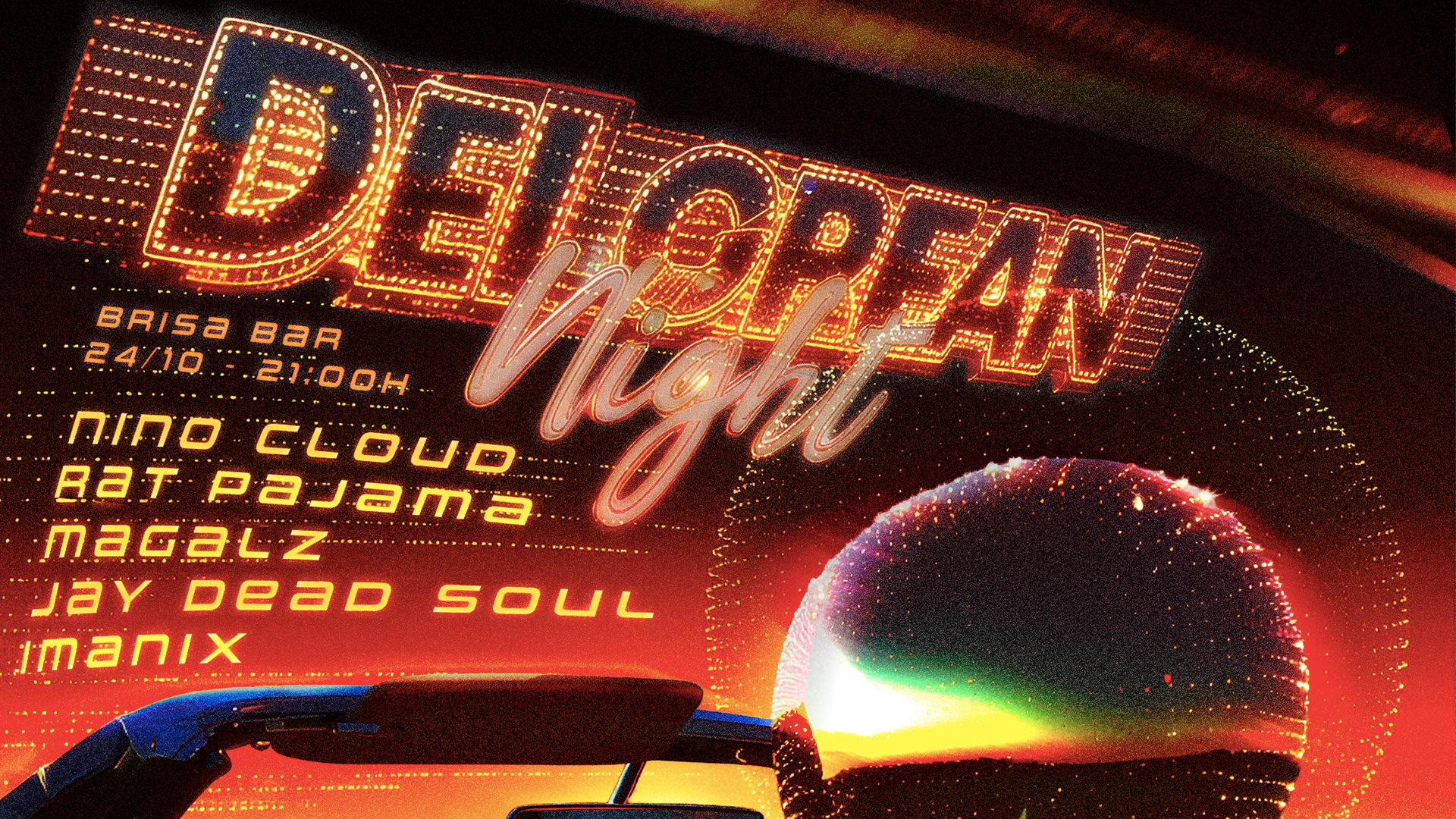 Delorean Night Cover