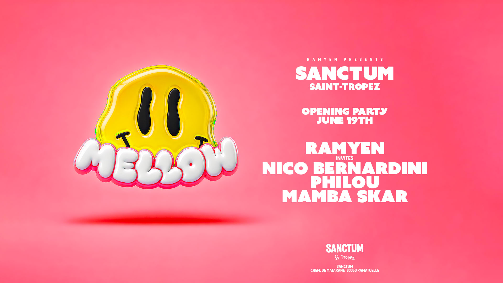 Sanctum Opening Party X Mellow: Ramyen Cover